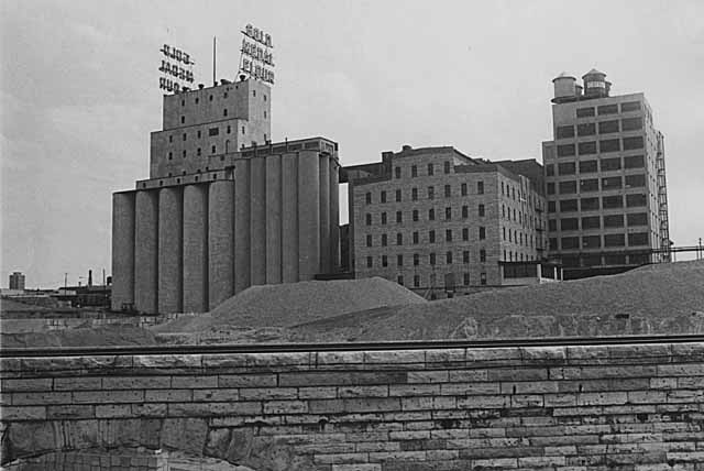 Abandoned Washburn A Mill, 1976. Source: MNHS Collections.